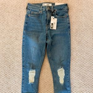 NWT TopShop Moto Jamie High Waisted Ankle Grazer